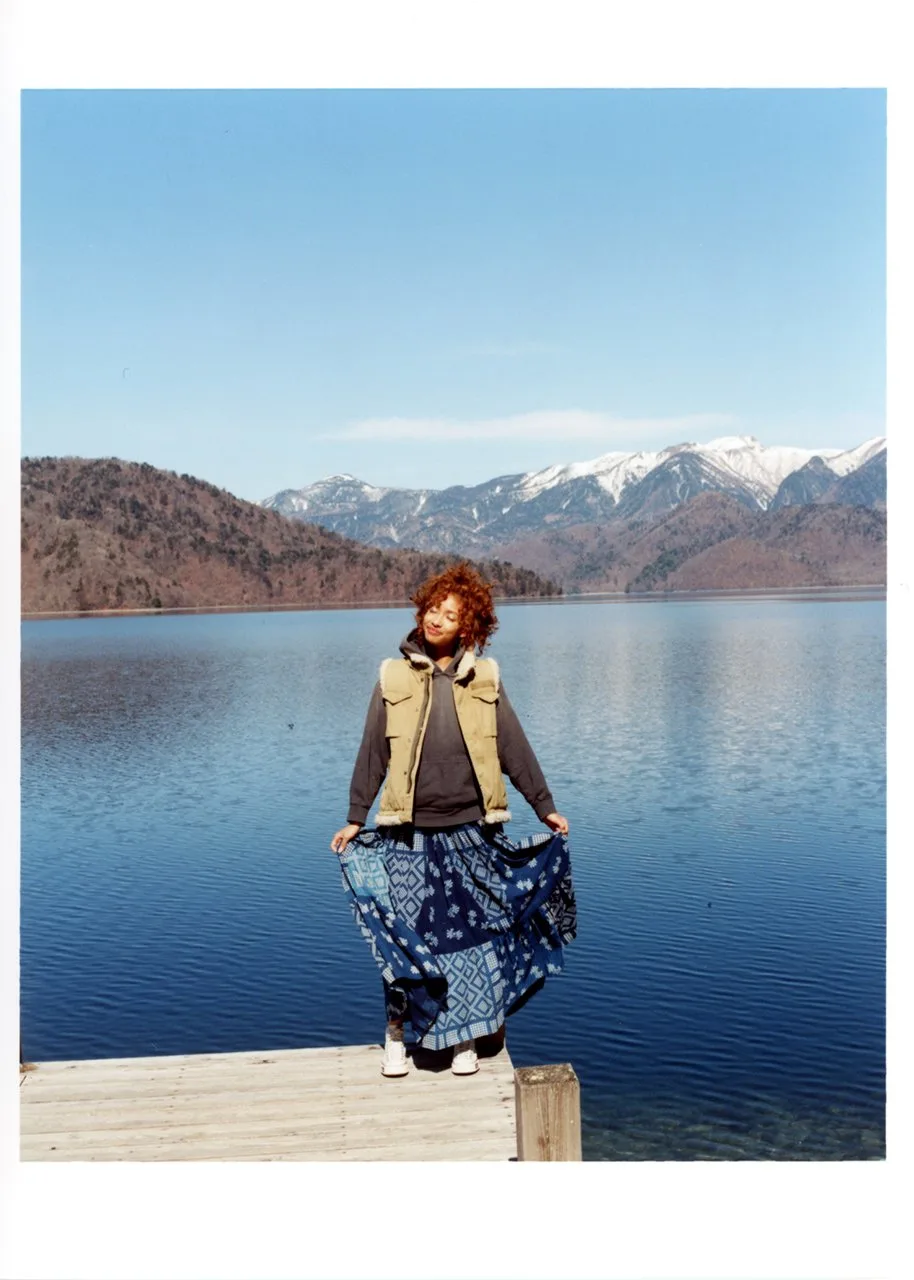 GATHER LONG SKIRT N.D. source image