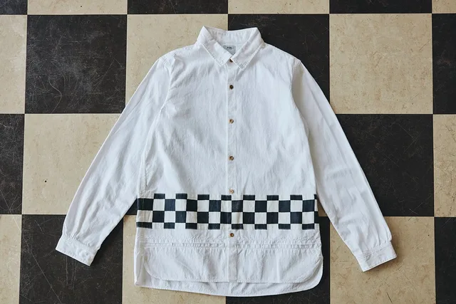 LONGRIDER SHIRT CHECKERBOARD BORDER source image