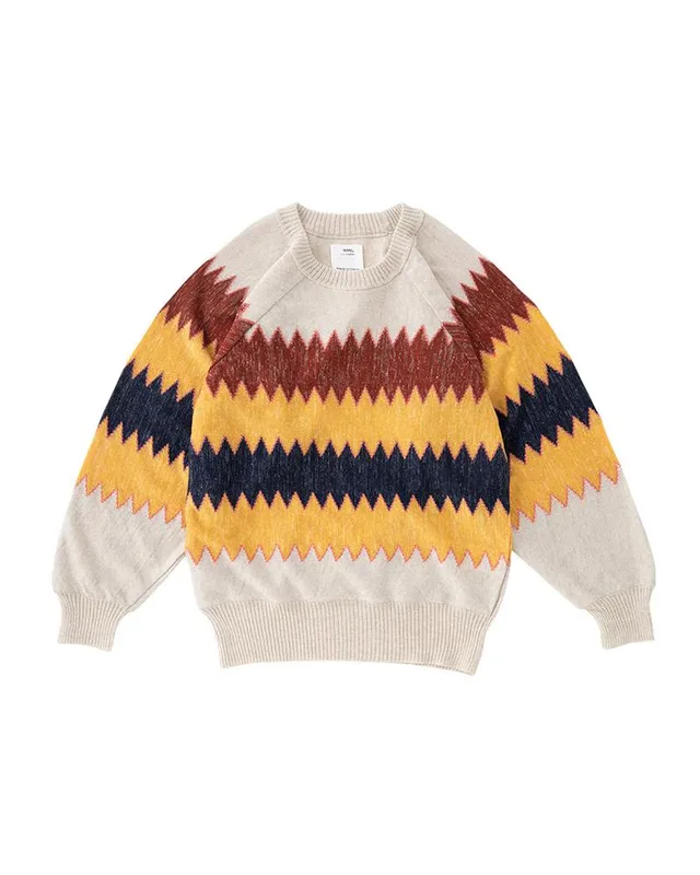 CREW KNIT W ZIG-ZAG official product image 4