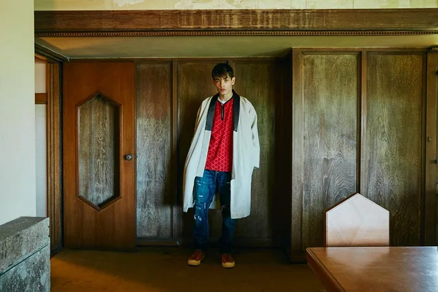 YUKATA COAT (W/LI VNTG TWEED) source image