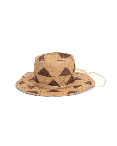 RAFFIA BOATER HAT W official product image 1