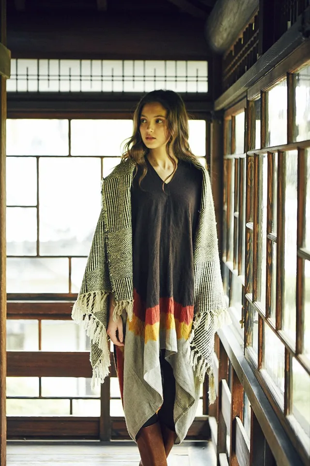 RUANA DRESS (YAK WOOL) source image