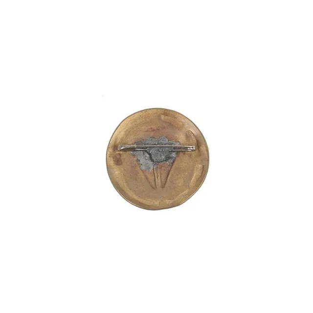 V BADGE 50MM BRASS official product image 2