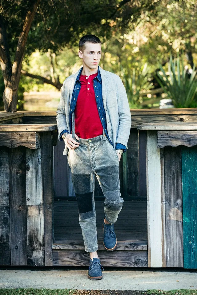 SS ALBACORE SHIRT ONE WASH (N.D. FLORA) source image