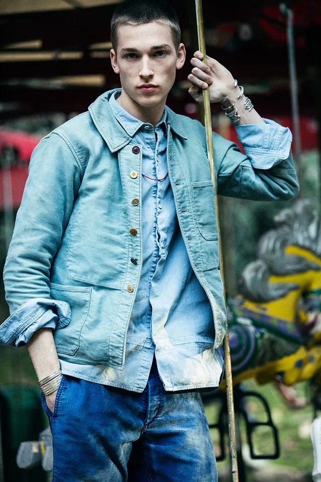 BUCKY COVERALL N.D. (DMGD MOLESKIN) *F.I.L. EXCLUSIVE source image