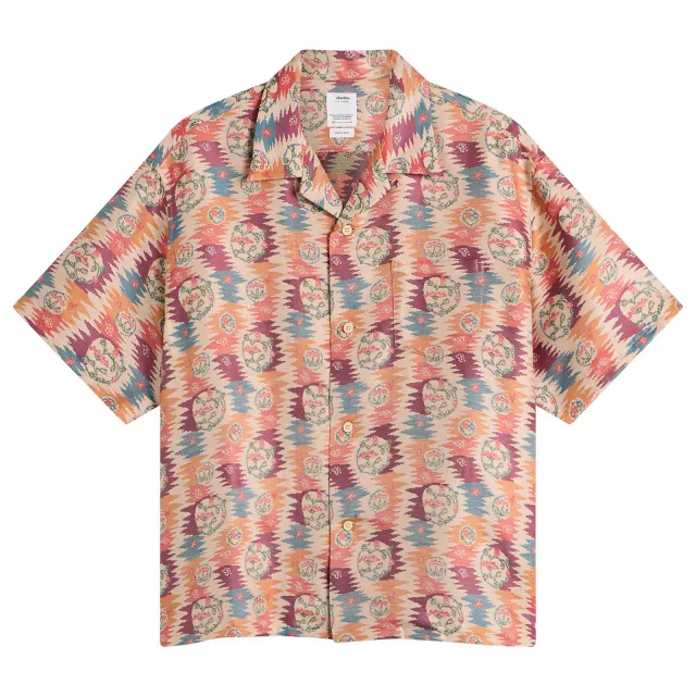 Crosby Jacquard Silk Short Sleeve Shirt source image