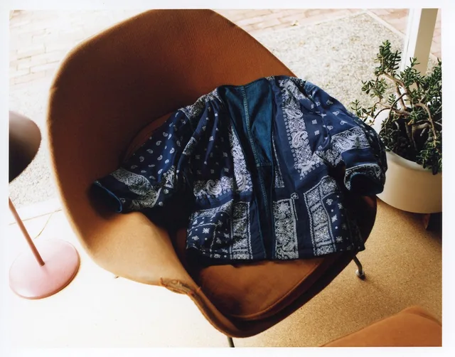 SS KIMONO COAT (S) DMGD source image