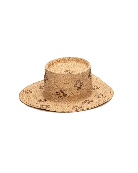 RAFFIA BOATER HAT W official product image 1
