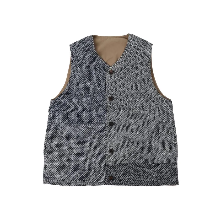 0224905013002 KORA DOWN VEST (VT.Shibori)
