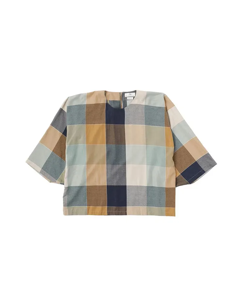 KIMONO BLOUSE CHECK official product image 3
