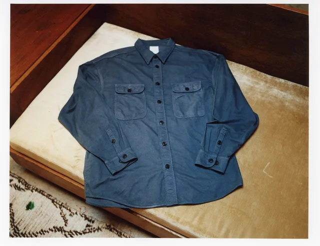 LUMBER SHIRT L/S (UNEVEN DYE) source image