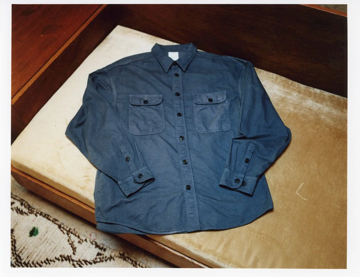 LUMBER SHIRT L/S (UNEVEN DYE) source image