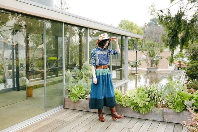 ELEVATION LONG SKIRT (COTTON/LINEN) source image