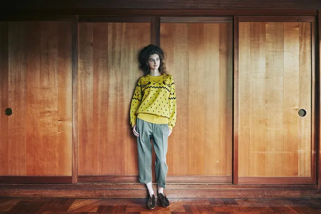 HW PLEATED WIDE PANTS W source image