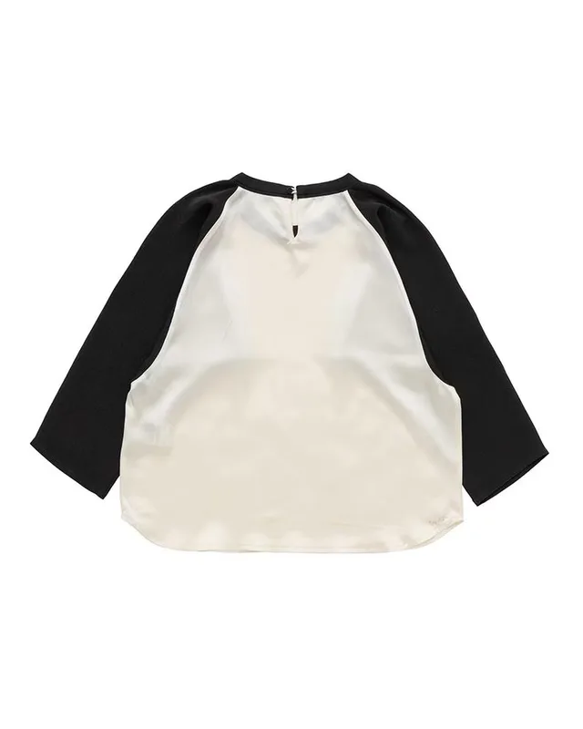 RAGLAN BLOUSE (CHIRIMEN) official product image 5