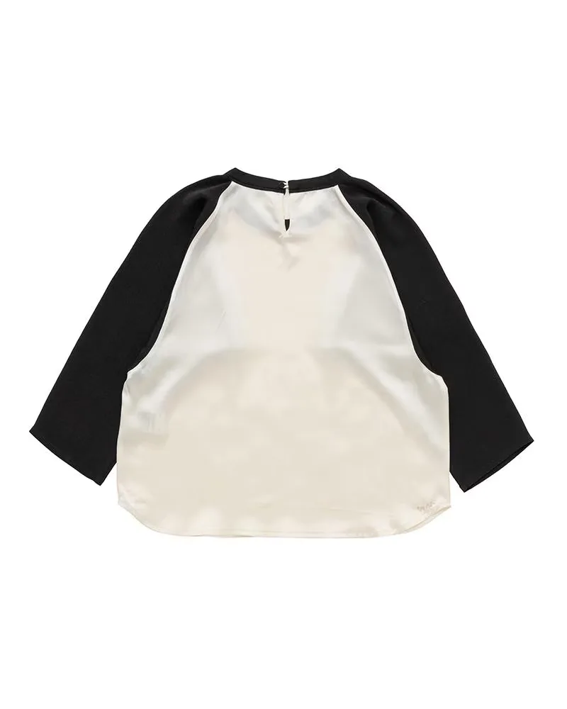 RAGLAN BLOUSE (CHIRIMEN) official product image 5