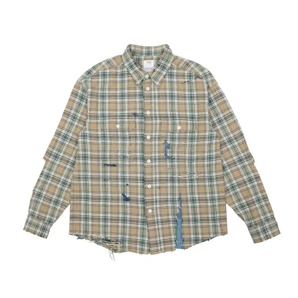 LUMBER SHIRT L/S CRASH (INDIGO CK) official product image 1