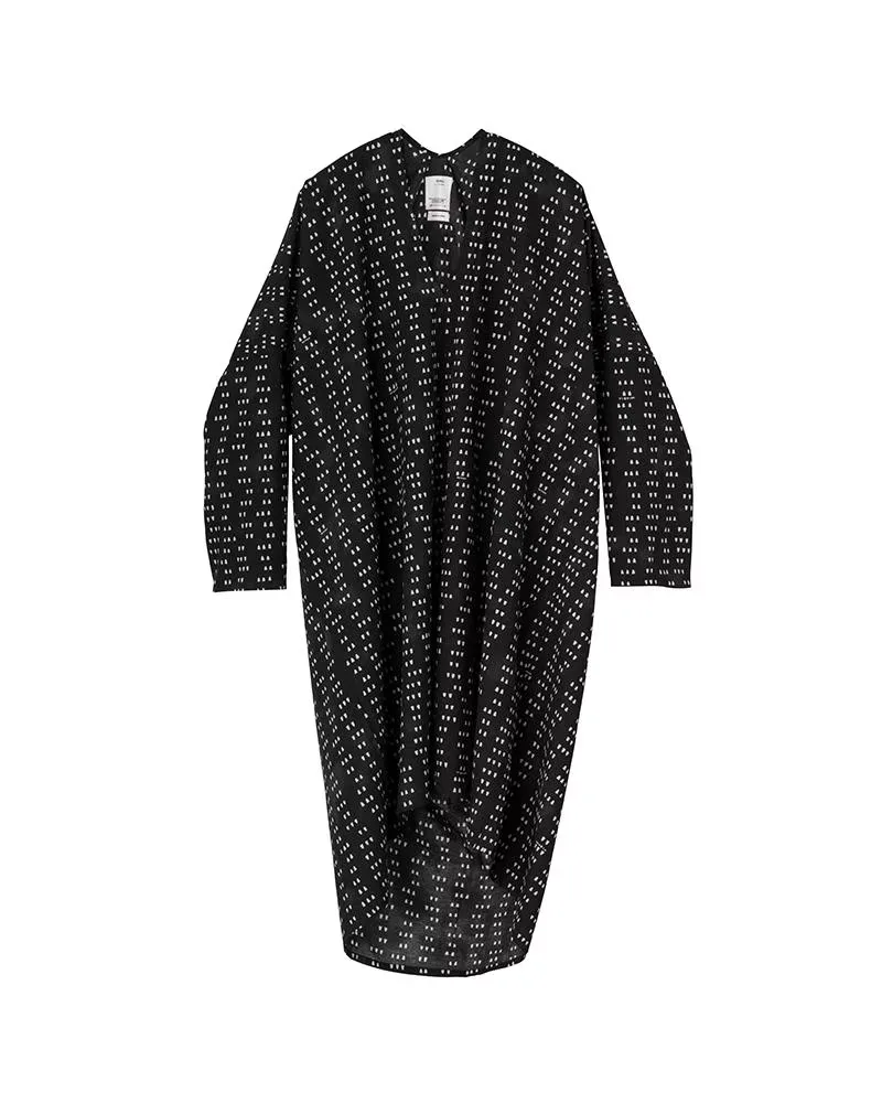 RUANA KHADI DRESS L/S IRIS official product image 1
