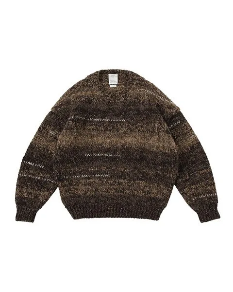 AMPLUS CREW L/S GRADIENT HAND-KNIT official product image 1