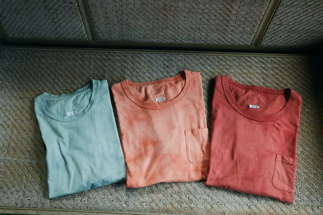 A-LINE TEE S/S (UNEVEN DYE) *F.I.L. EXCLUSIVE source image