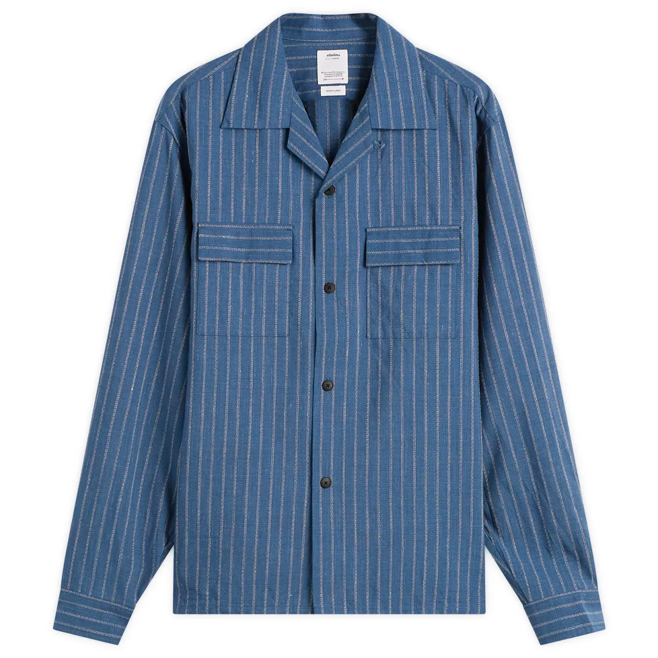 KEESEY SHIRT STRIPES L/S in Black — END. product view