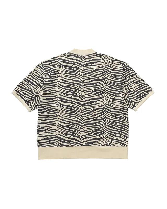 MONDO HENLEY ZIP S/S QUAGGA official Japan store image 4