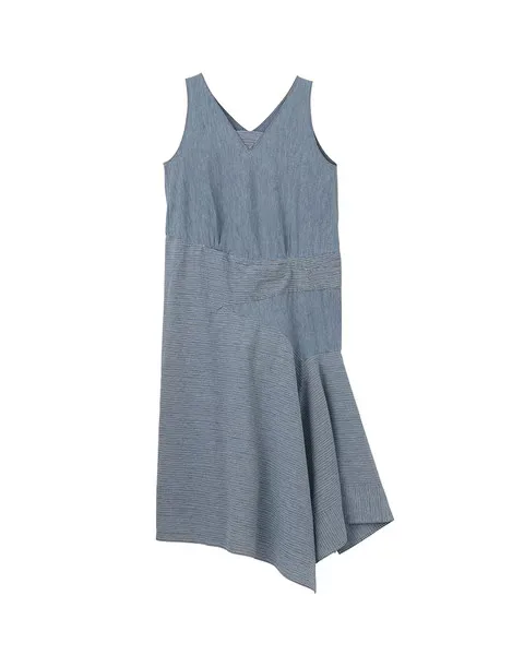 VESPERA CHAMBRAY DRESS DMGD W official product image 1